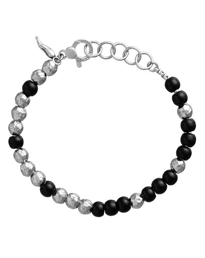 Bracciali - Bracciali uomo - 11856/L BRACCIALE ONICE E SFERE GIOVANNI RASPINI