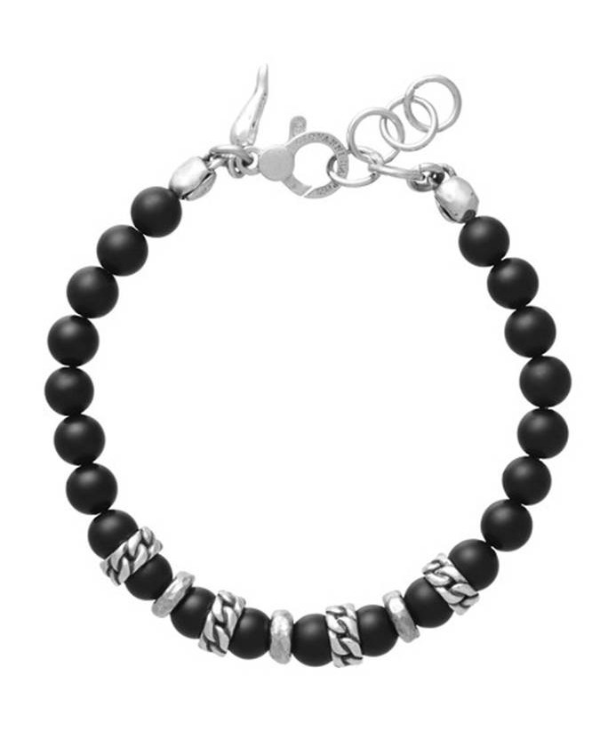 Bracciali - Bracciali uomo - 11857/L BRACCIALE UOMO TANGO GRAFITE GIOVANNI RASPINI