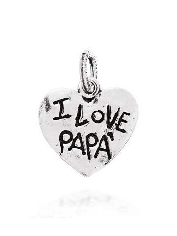 Charms - Angeli e cuori - 8631 I LOVE PAPA� GIOVANNI RASPINI