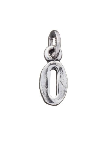 Charms - Cuori, Angeli, Corone, Monete e vari - 8297 CHARM MINI NUMERO 0 GIOVANNI RASPINI