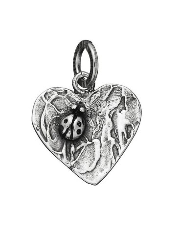 Charms - Angeli e cuori - 8742 CHARM LA COCCINELLA NEL CUORE GIOVANNI RASPINI