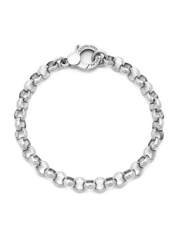 Bracciali - Catene - 9112 BRACCIALE ROLO� MOSCHETTONE cm.22 GIOVANNI RASPINI 