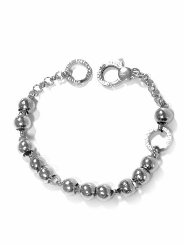 Bracciali - Bracciali Base per charms - 9826 BRACCIALE SFERE GRANDI cm.20  GIOVANNI RASPINI