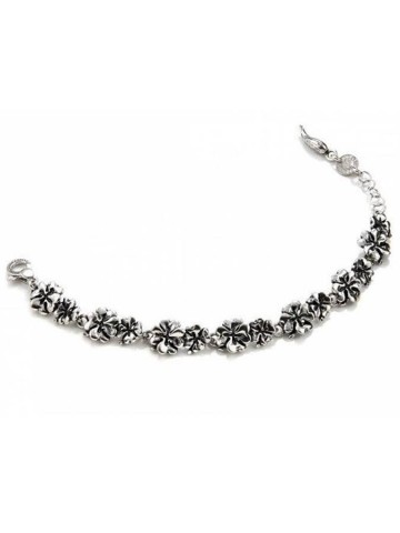 Bracciali - Amuleti e portafortuna - 7688 BRACCIALE QUADRIFOGLIO cm.18 GIOVANNI RASPINI