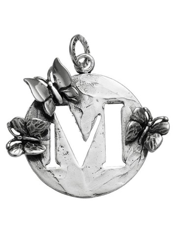 Charms - Lettere e numeri - 9567 CHARM LETTERA FARFALLE M GIOVANNI RASPINI