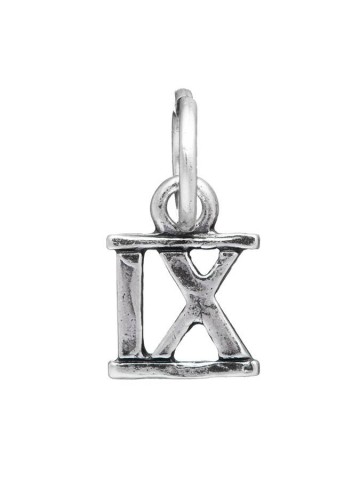 Charms - Lettere e numeri - 9497 CHARM NUMERO ROMANO IX GIOVANNI RASPINI