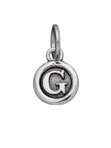 Charms - Lettere e numeri - 9599 CHARM LETTERA BOTTONE G GIOVANNI RASPINI