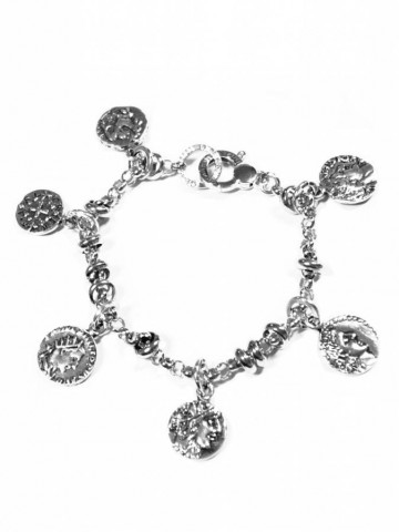 Bracciali - Bracciali Base per charms - 9718 BRACCIALE MONETE ANTICHE cm.20 GIOVANNI RASPINI