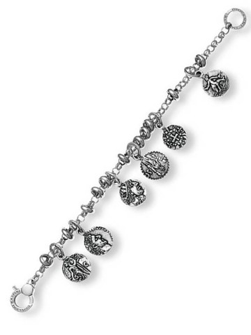 Bracciali - Bracciali Base per charms - 9718 BRACCIALE MONETE ANTICHE cm.20 GIOVANNI RASPINI