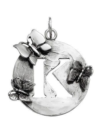 Charms - Lettere e numeri - 9565 CHARM LETTERA FARFALLE K GIOVANNI RASPINI