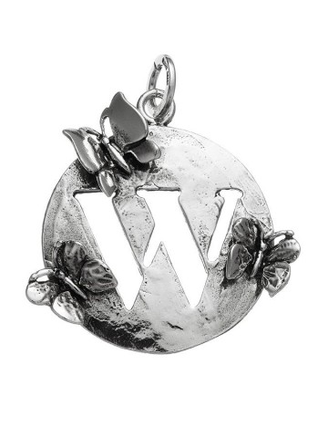 Charms - Lettere e numeri - 9577 CHARM LETTERA FARFALLE W GIOVANNI RASPINI