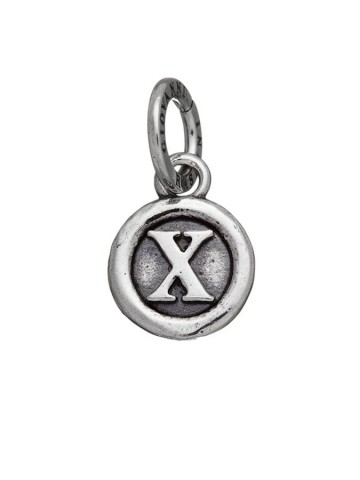 Charms - Lettere e numeri - 9618 CHARM LETTERA BOTTONE X GIOVANNI RASPINI