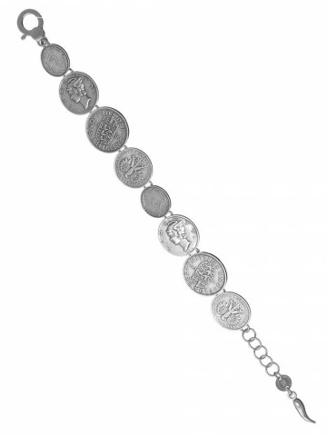 Bracciali - Monete - 7498 BRACCIALE MONETE cm.21 GIOVANNI RASPINI
