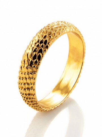 Bracciali - Animalier - 7947 BRACCIALE SERPENTE DORATO GIOVANNI RASPINI