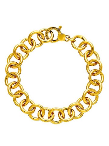 Bracciali - Catene - 8160 BRACCIALE A MAGLIA DORATO cm.20 GIOVANNI RASPINI