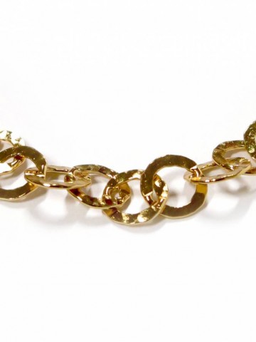 Bracciali - Catene - 8553 BRACCIALE CATENA CAPRI DORATO cm.21  GIOVANNI RASPINI