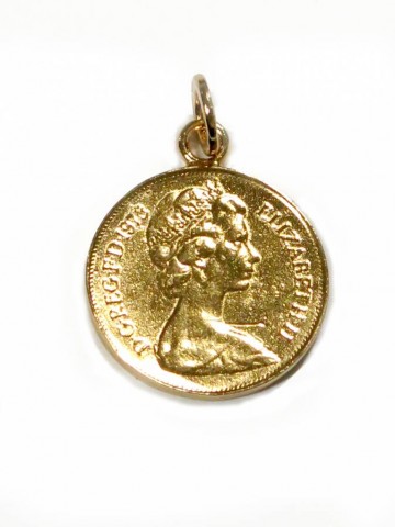 Charms - Monete - 8566 CHARM MONETA DORATA GIOVANNI RASPINI