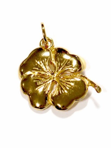 Charms - Amuleti e portafortuna - 8580 QUADRIFOGLIO GRANDE DORATO GIOVANNI RASPINI