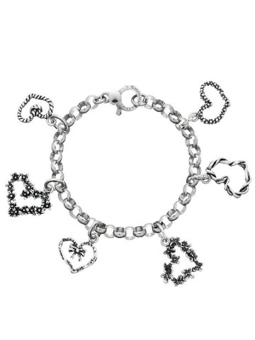 Bracciali - Angeli e cuori - 9483 BRACCIALE CUORI FANTASIA  GIOVANNI RASPINI