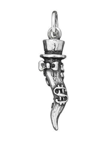 Charms - Amuleti e portafortuna - 8772 CHARM CORNO PICCOLO DOLLARI GIOVANNI RASPINI