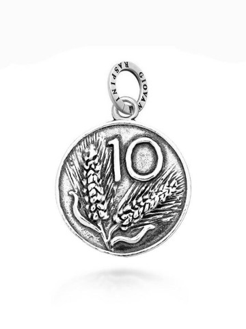 Charms - Monete - 9457 CHARM MONETA 10 LIRE GIOVANNI RASPINI