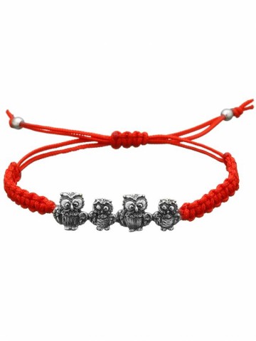 Bracciali - Animalier - 7836 BRACCIALE LOOP GUFINI ROSSO GIOVANNI RASPINI