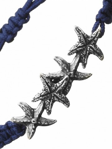 Bracciali - Mare - 7840 BRACCIALE LOOP STELLE MARINE BLU GIOVANNI RASPINI