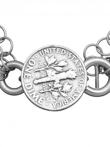 Bracciali - Angeli e cuori - 7925 BRACCIALE TRIPLET PICCOLO MONETA GIOVANNI RASPINI