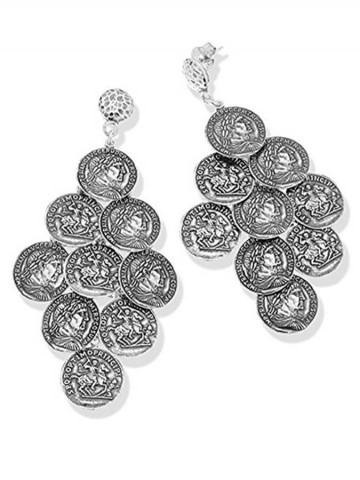 Orecchini - Monete - 10162 ORECCHINI MONETE GRANDI GIOVANNI RASPINI