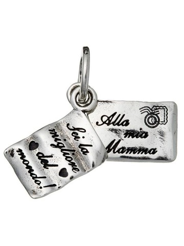 Charms - Fantasy e vari - 10408 CHARM LOVE LETTER MAMMA GIOVANNI RASPINI