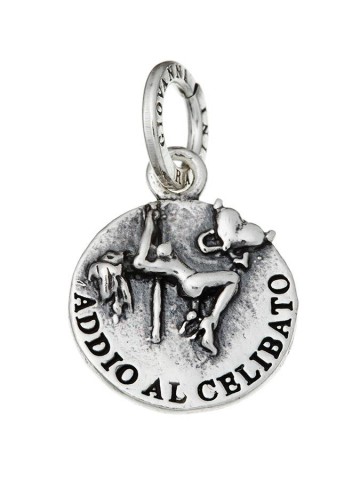 Charms - Fantasy e vari - 10415 CHARM MEDAGLIA ADDIO AL CELIBATO