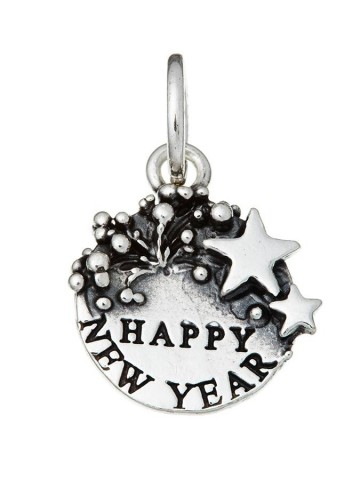Charms - Fantasy e vari - 10419 CHARM MEDAGLIA HAPPY NEW YEAR GIOVANNI RASPINI