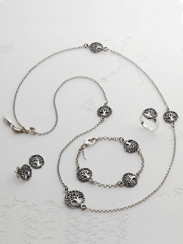 Bracciali - Floral - 10602 BRACCIALE ALBERO DELLA VITA cm 19 GIOVANNI RASPINI