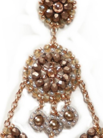 Orecchini -  - PER OR 139 -TRAMONTO NEL DESERTO - BONBONS DE GRACE