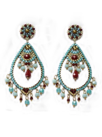 Orecchini -  - PER OR 143 - GOCCE AZZURRE - BONBONS DE GRACE