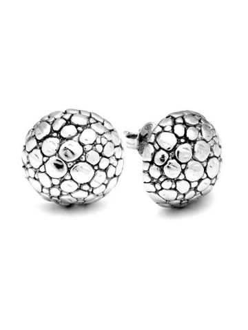 Orecchini - Animalier - 10662 ORECCHINI BOTTONE CROCODILE GRANDI GIOVANNI RASPINI