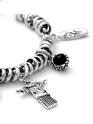 Charms - Fantasy e vari - 10864 CHARM ONICE NERA PERLAGE GIOVANNI RASPINI