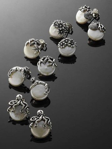 Orecchini - Mare - 10851 ORECCHINI TAHITI STELLE MARINE GIOVANNI RASPINI