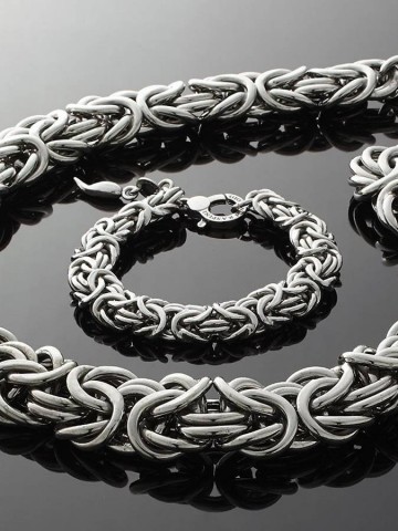 Bracciali - Catene - 10839 BRACCIALE CAESAR  cm 20.5 GIOVANNI RASPINI