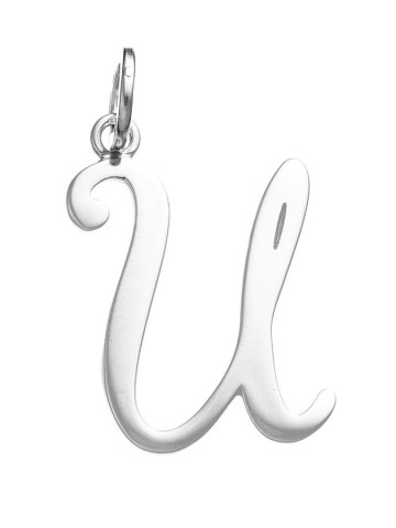 Charms - Lettere e numeri - 10766 CHARM LETTERA U JULIET MEDIA GIOVANNI RASPINI