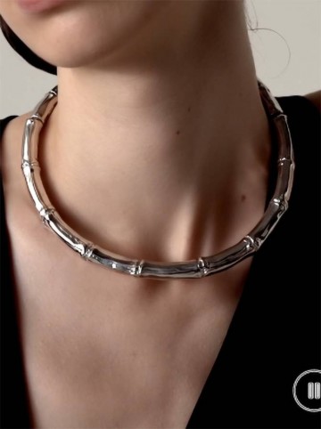 Collane - Floral - 10648 COLLANA BAMBU� LIGHT GIOVANNI RASPINI