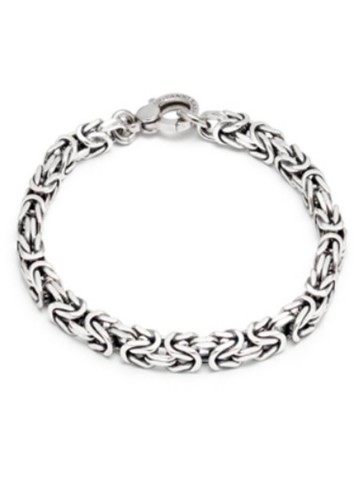 Bracciali - Collezione uomo - 11064L BR. MAGLIA BIZANTINA QUADRA UOMO RASPINI