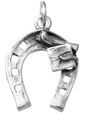 Charms - Amuleti e portafortuna - 11075 CHAM FERRO DI CAVALLO LAUREA GRANDE RASPINI