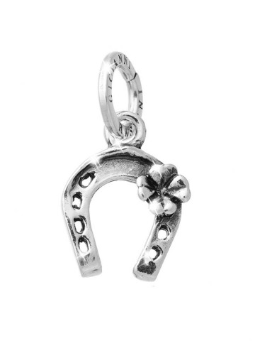 Charms - Amuleti e portafortuna - 11079 CHARM FERRO DI CAVALLO QUADRIFOGLIO PICCOLO RASPINI