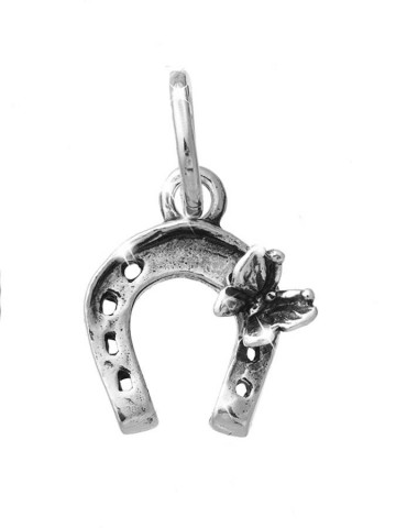 Charms - Amuleti e portafortuna - 11081 CHARM FERRO DI CAVALLO FARFALLA PICCOLO RASPINI