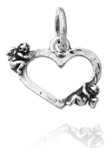 Charms - Angeli e cuori - 11089 CHARM CUORE ANGELI GIOVANNI RASPINI