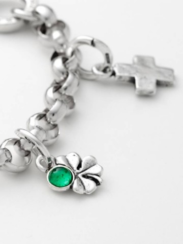 Charms - Charms con pietre - 10974 QUADRIFOGLIO COLOR GIOVANNI RASPINI