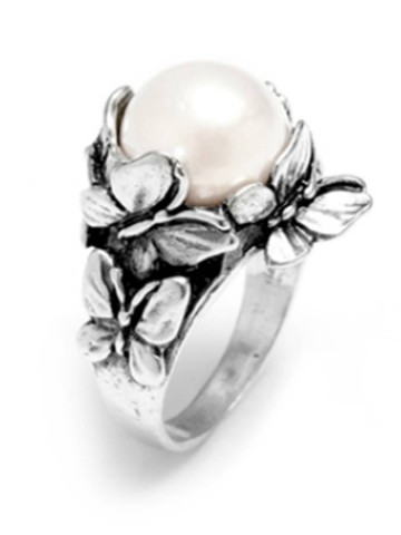 Anelli - Floral - 11100/14  ANELLO DROPS FARFALLE GIOVANNI RASPINI