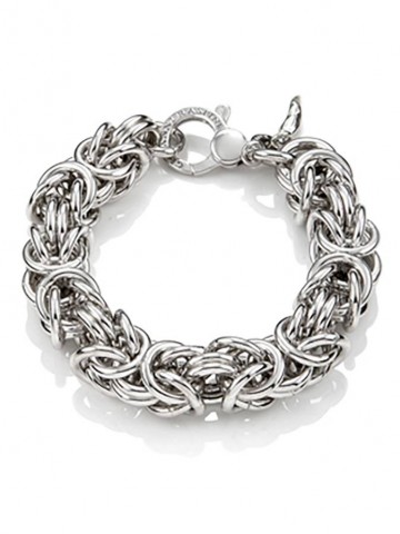 Bracciali - Catene - 9712 BRACCIALE MAGLIA BIZANTINA MAXI GIOVANNI RASPINI
