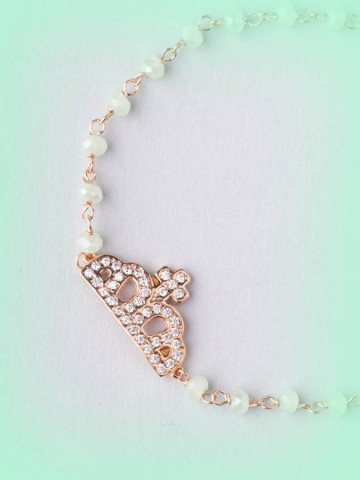 Bracciali - argento e zirconi - 4596-1 BRACCIALE CORONCINA - I PENSIERINI